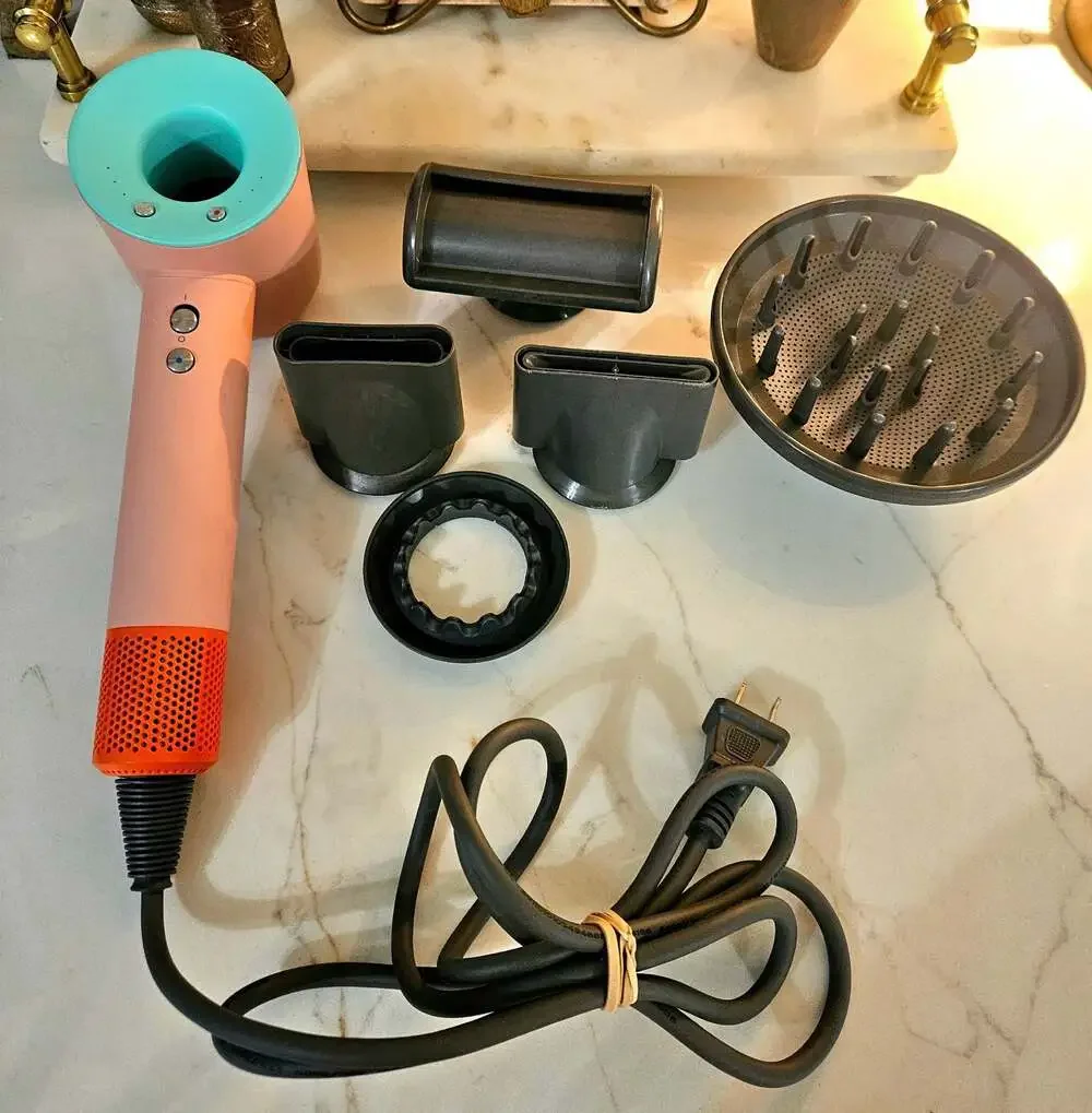 Dyson Supersonic Hair Dryer Limited Edition Ceramic Pop with 5 Attachments